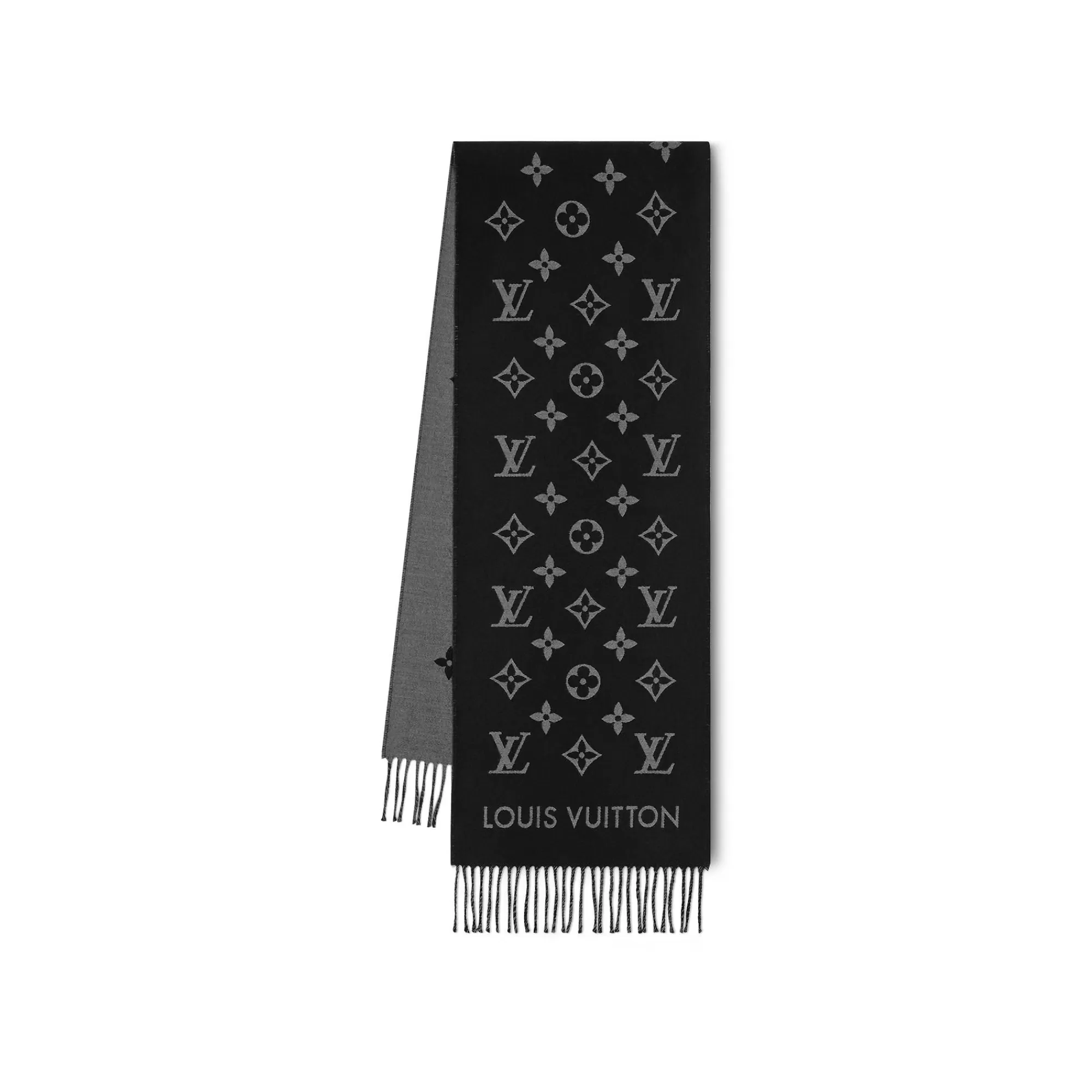 Online Louis Vuitton All About Mng Scarf Black