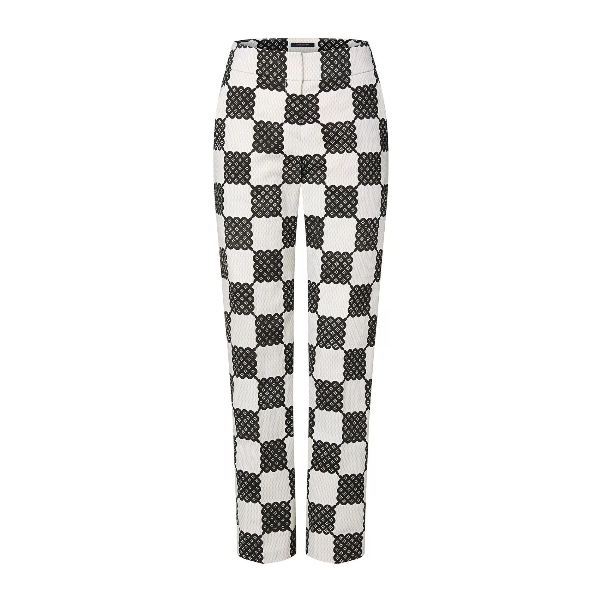 Outlet Louis Vuitton Bubble Damier Straight-Cut Pants