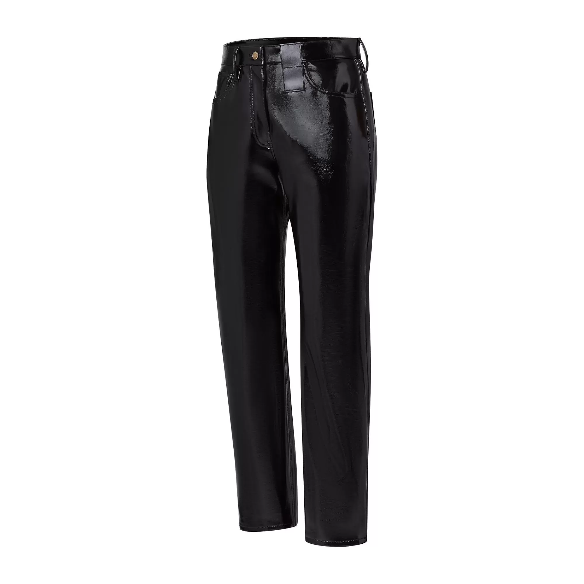 New Louis Vuitton Glossy Vinyl Pants