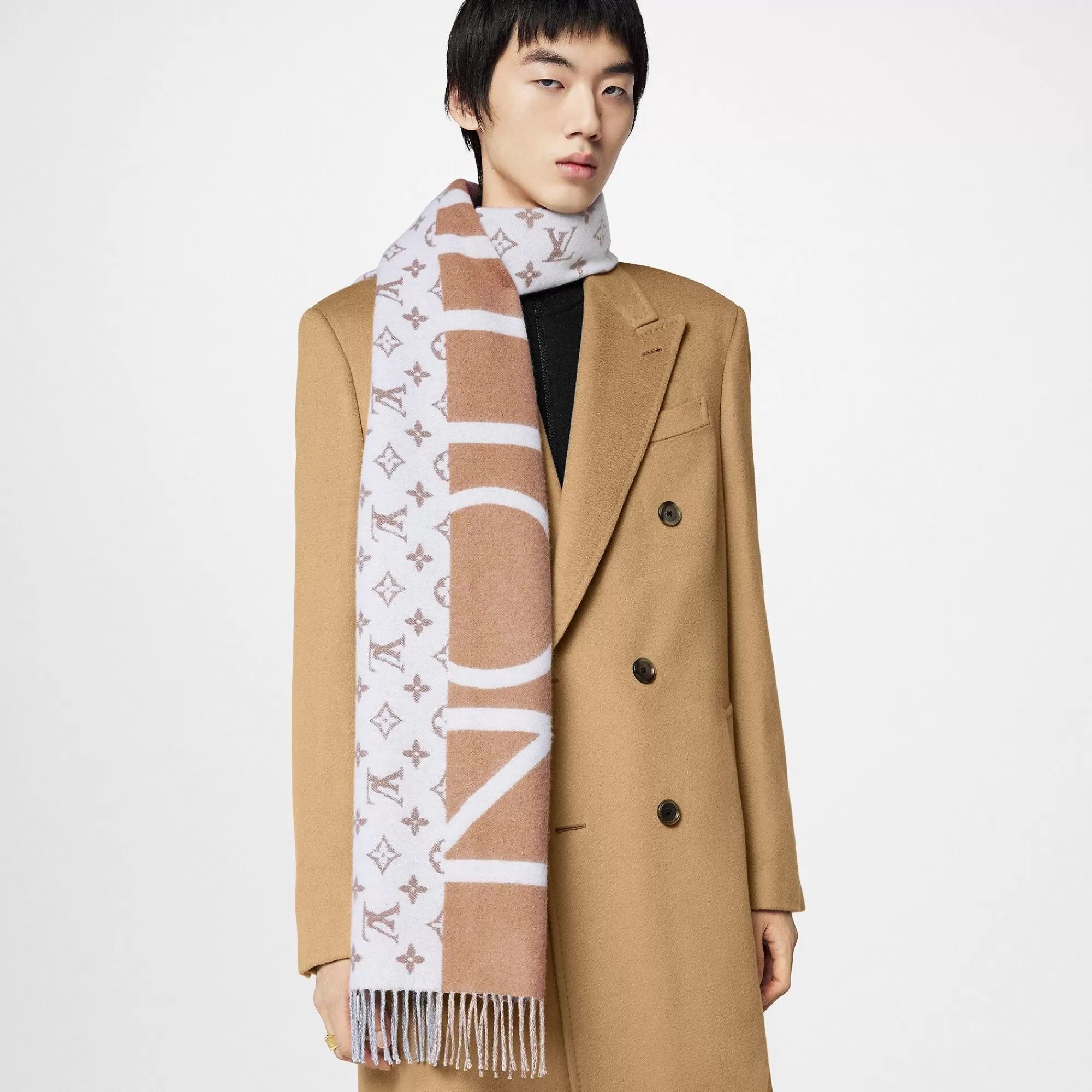 Discount Louis Vuitton Monogram Split Scarf