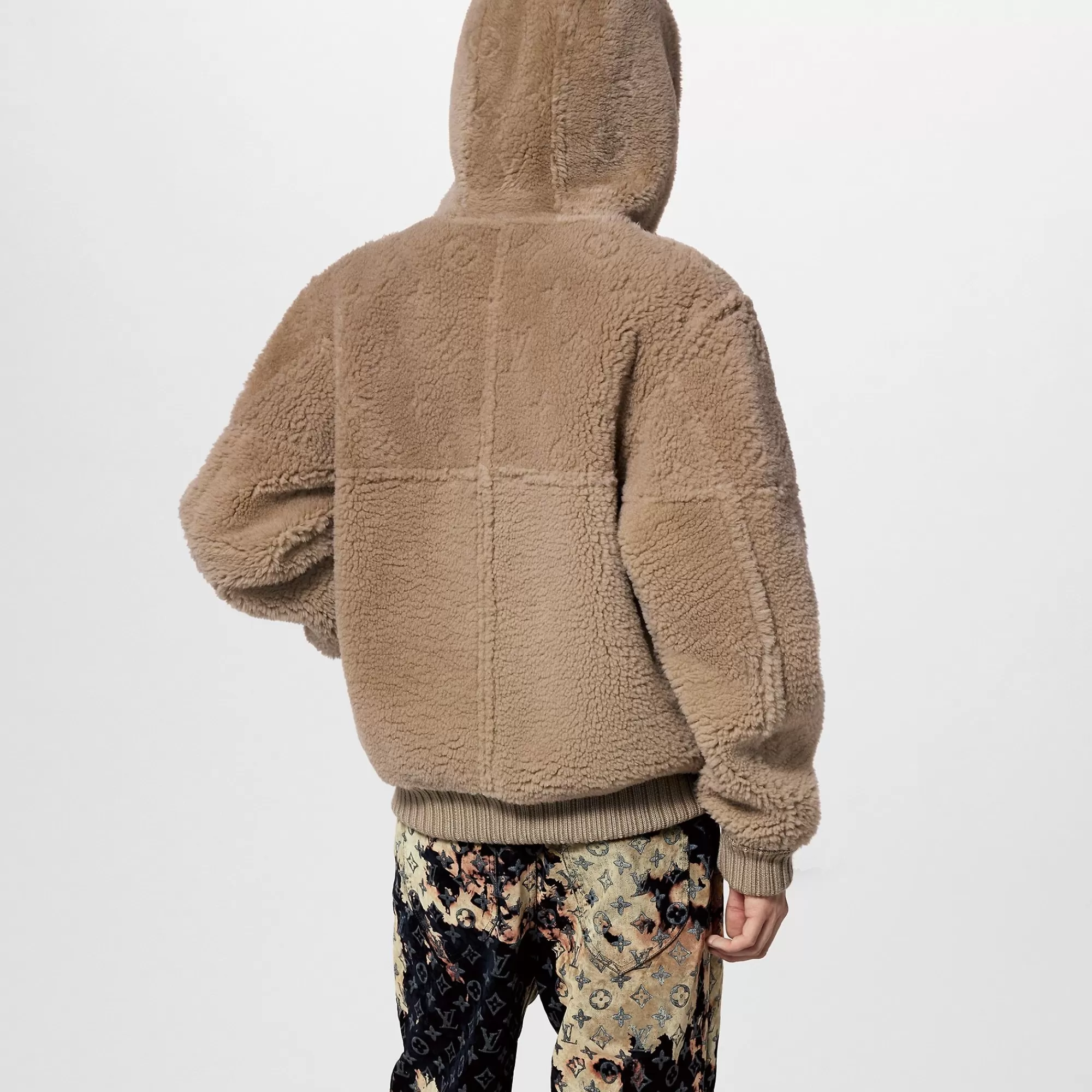 Sale Louis Vuitton Reversible Shearling Hooded Blouson