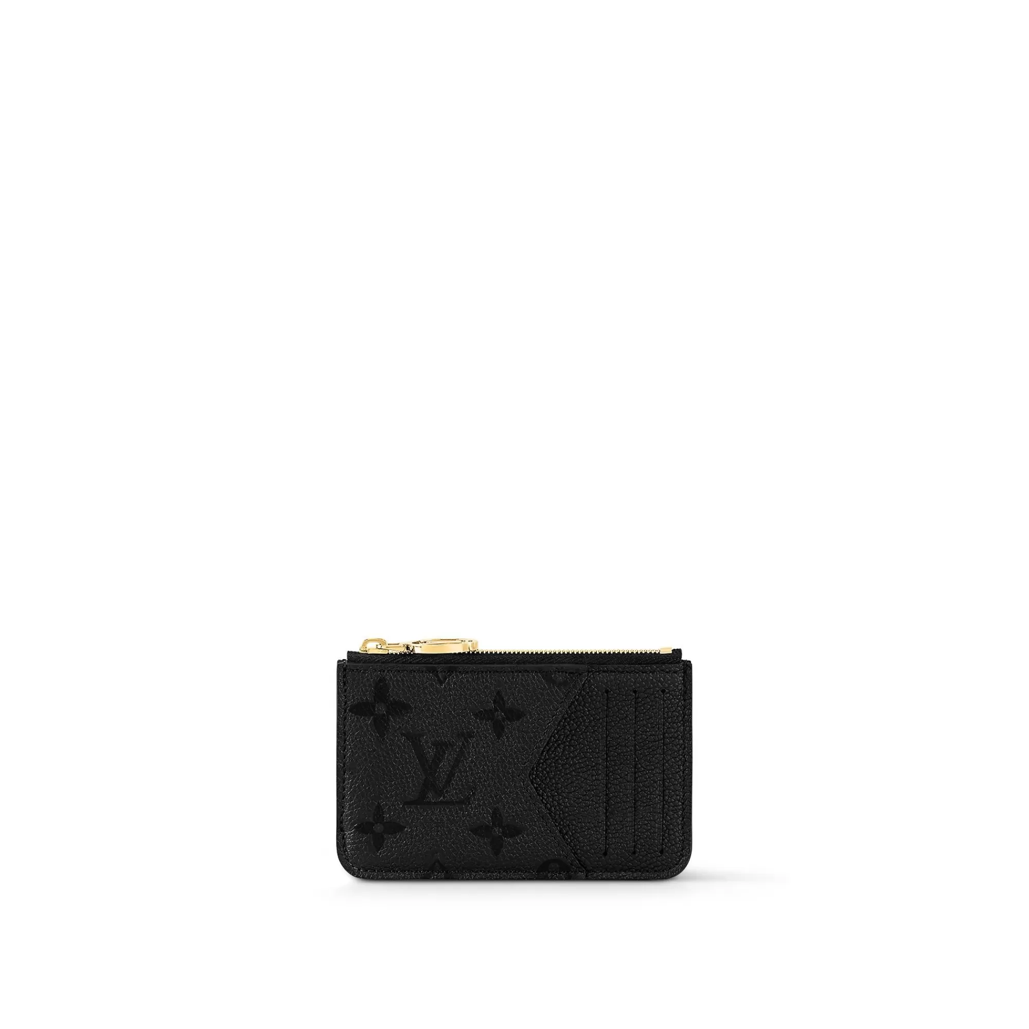 Best Louis Vuitton Romy Card Holder Black